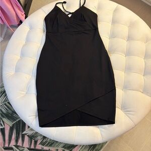 Windsor Black Asymmetrical Dress